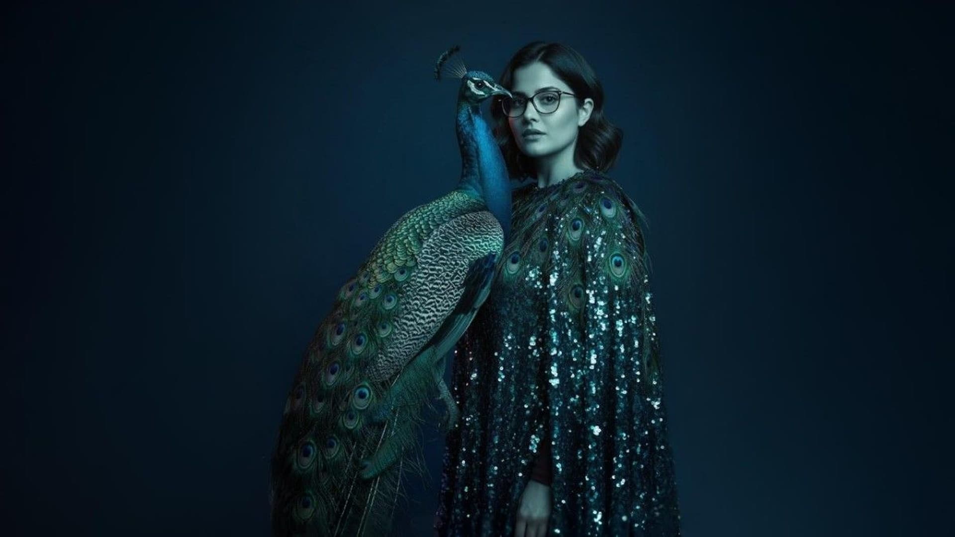 Peacock Fashion, AI pet photo editor example